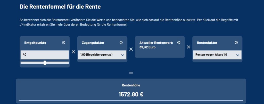 Rentenrechner der Deutschen Rentenkasse zeigt die Altersarmut